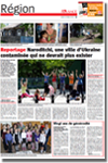 Miniature de l'article du journal l'Alsace du 23 Mai 2013 : Vivre à 70 km de la centrale de Tchernobyl